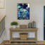 «Riptide Abstract 1423» par Preston Harmon, reproduction d'art sur toile encadrée