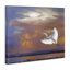«Heron Flying with Sunset», art mural sur toile par D. Rust-691352039