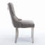 Chaise rembourrée capitonnée en velours de bois massif-478588159-478588147