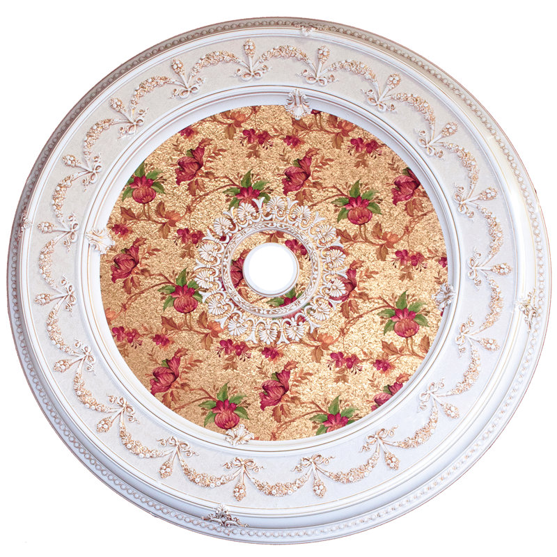 Motif floral rond 51 po