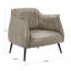 Fauteuil demi-tonneau en faux cuir Rangins-24993337