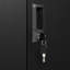 Armoire de rangement noire, séparateurs à hauteur réglable, poignées verrouillables, porte à ressort en métal exquis-120659685
