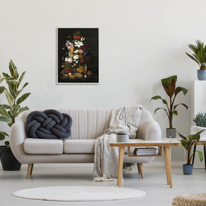 Art giclée encadré par gobelet traditionnel, H 30 po x l 24 po x P 1,5 po, Estampe numérique Farmhouse