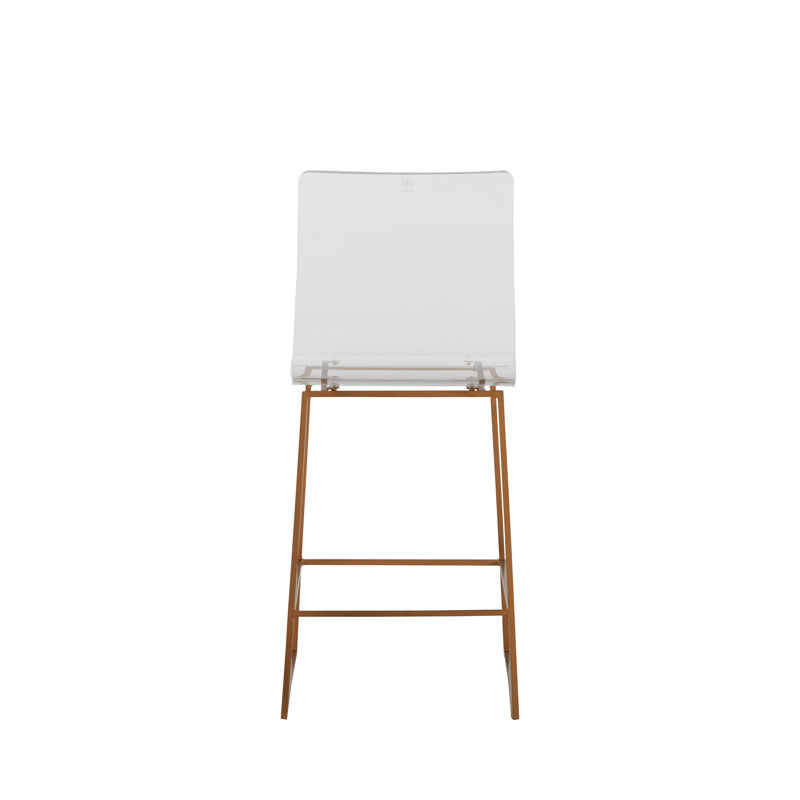 King Stool, Antique Gold, Counter Stool (24.75" Seat Height)