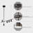 Tais 5 - Light Black LED Kitchen Island Pendant-840683311