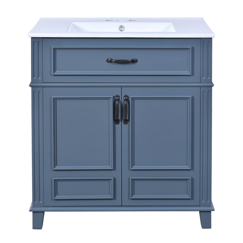 Meuble-lavabo de 30 po avec lavabo en céramique