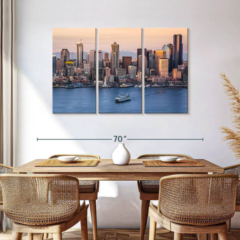 View Of Seattle, 36" H x 57" W