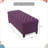 Fabric Storage Ottoman in Light Blue with Birch Legs, 50" Seating & Hidden Storage-1940334754
