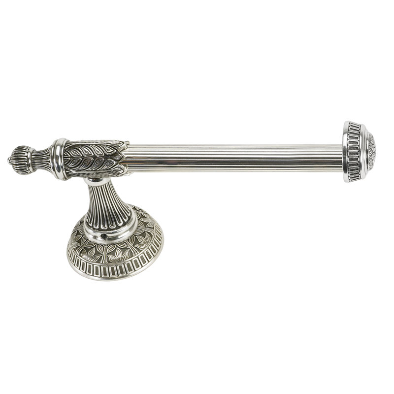 HAMPTON TISSUE BAR RIGHT; SATIN GOLD FINISH, Silver