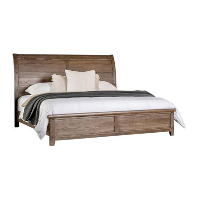 Queen Bed, Brown