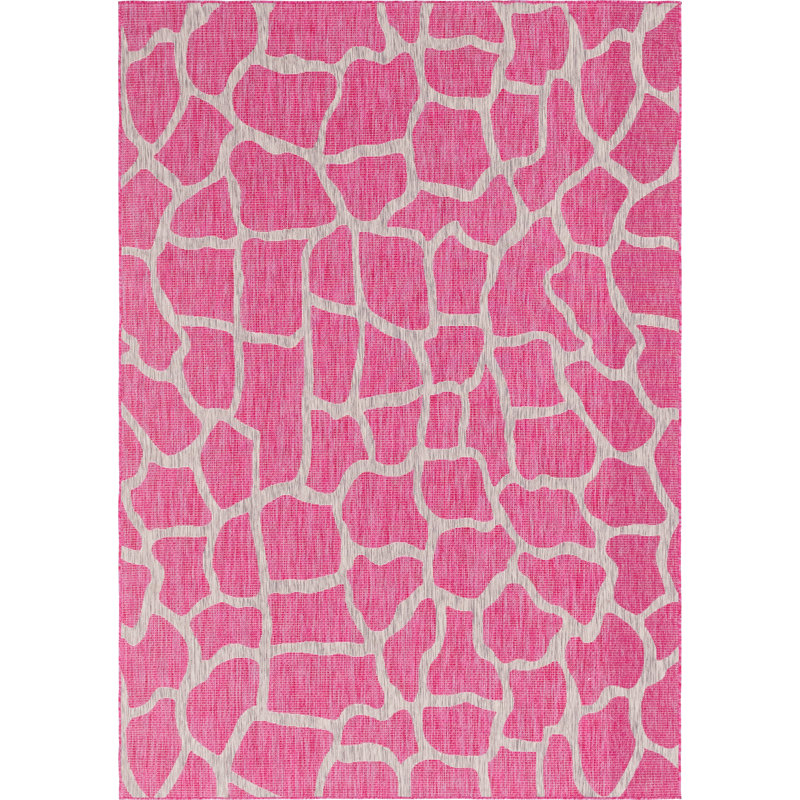 Murphey Animal Print Indoor / Outdoor Rug, Rectangle 8' x 11'4"
