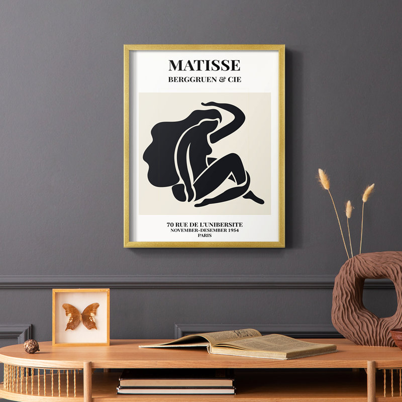 Matisse CXLIV Framed Print - Solid Wood, 20" H x 16" W