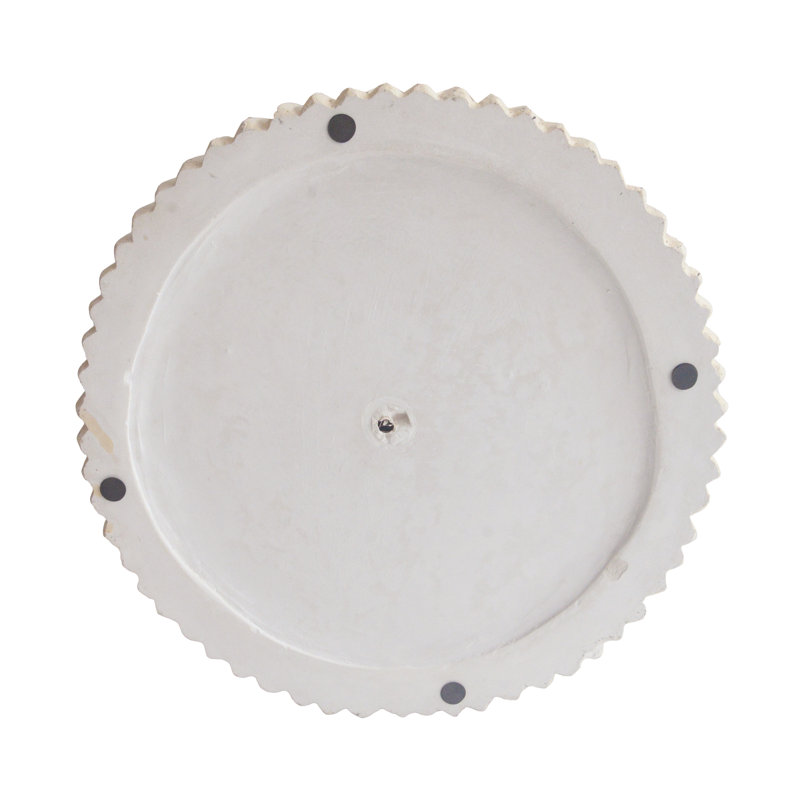 Table d'appoint en sablier Alven, Beige
