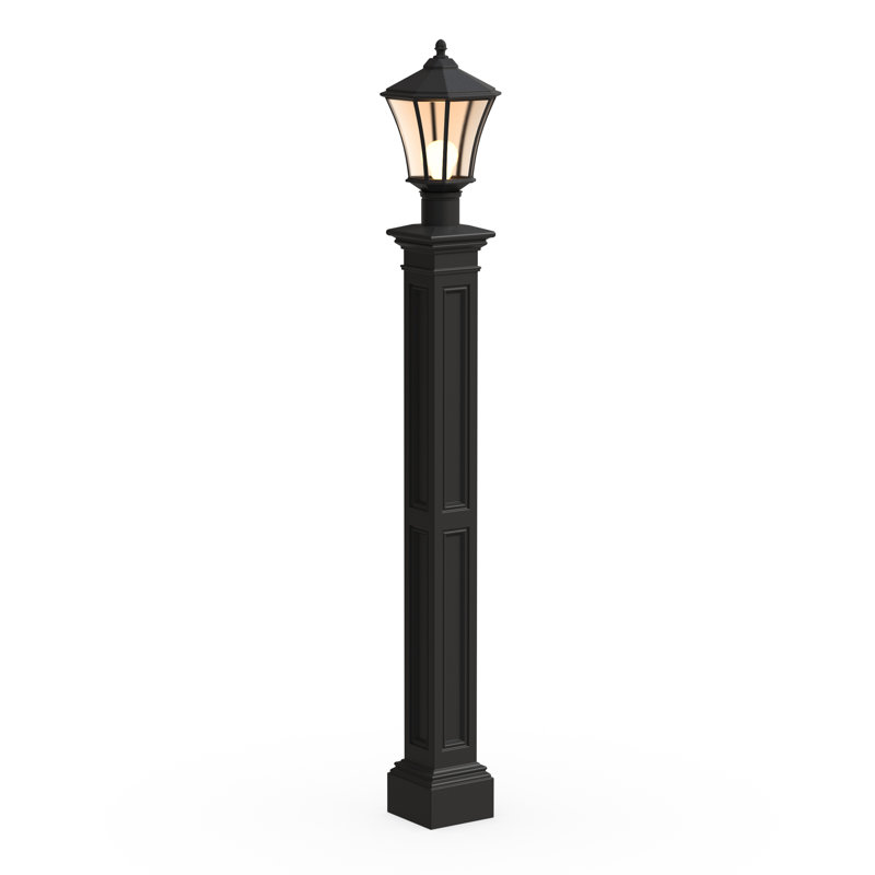 Liberty 72" H Post W/Mount, Black
