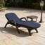 CHAISE Longe avec coussin