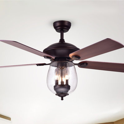 Baldy 52'' Ceiling Fan with Light Kit