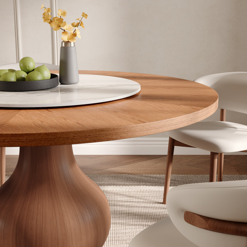 Table de salle à manger Ikerne, H 29,52 po x L 59,05 po x l 59,05 po