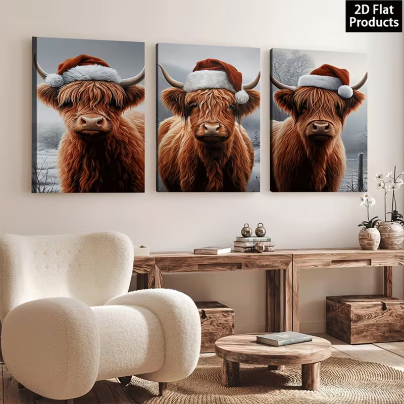 3 Piece Wrapped Canvas Print