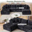 Canapé modulaire rembourré 6 pièces 6 pièces-613843740-619940500