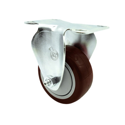 Polyurethane Wheel Rigid Top Plate Caster Brand