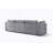 Comfortable Chenille Modular Sofa with Soft Seat and Back, Ideal for Relaxation-468163196