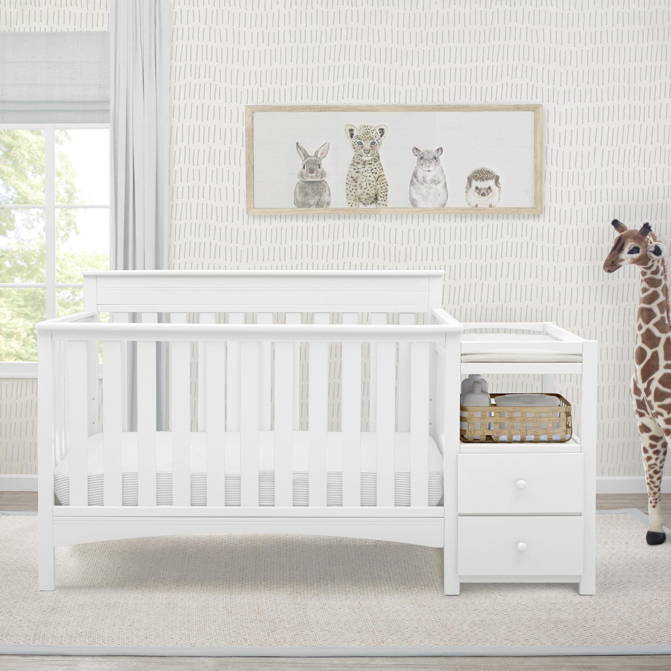 Delta Children Presley 3in1 Convertible Crib and Changer & Reviews