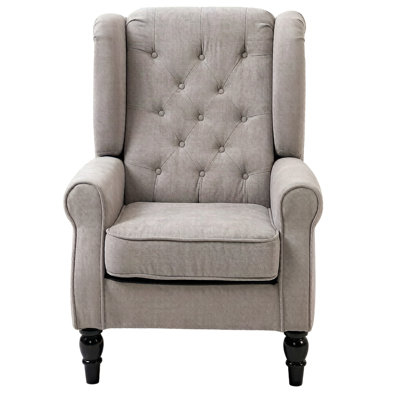 High Wingback Reading Chair,Accent Chair,Button Tufted Accent Chair(Only Accent Chair)
