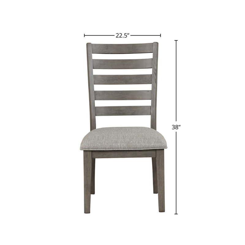 Two Side Dining Chairs With Back