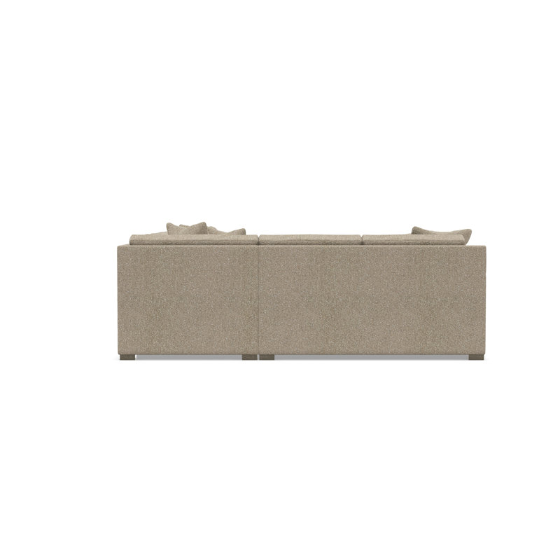 Kelsey Sectional, Tan Polyester