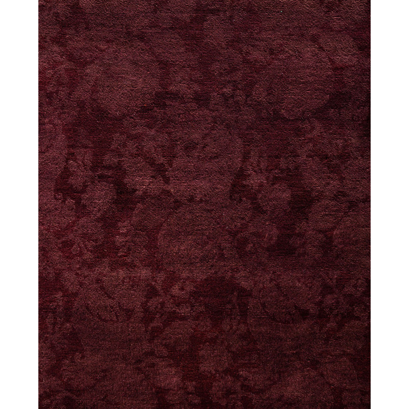 Overdyed One-of-a-Kind 9' 1" X 11' 9" Hand Knotted Area Rug