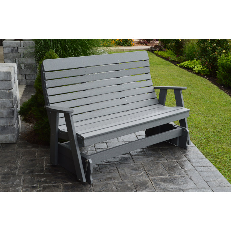 Banc coulissant Aeliana, Gris foncé
