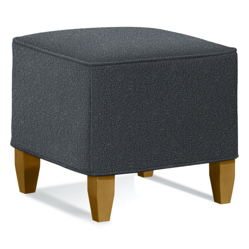 Brooklyn Square Ottoman, Brown Geometric, 0456-33, Honey
