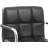 Contemporary Adjustable Swivel Arm Bar Stool With Cushion-1010637542