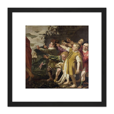Van Zijl Elisha Mocked By Boys - Single Picture Frame Painting