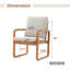 Chaise de patio avec coussins 