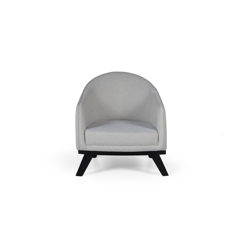 Fauteuil à oreilles, Brun, Gris clair