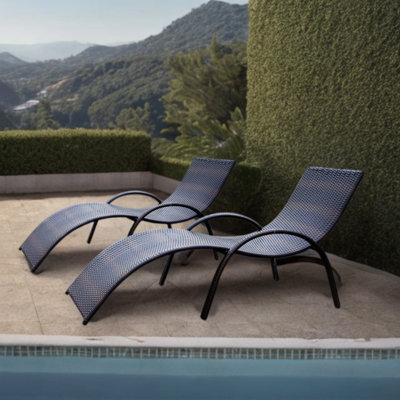 Chaise longue d'extérieur