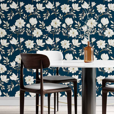 Hidefumi Peel & Stick Floral Tile
