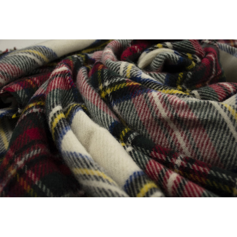Hand Woven Throw Blanket, Dress Stewart