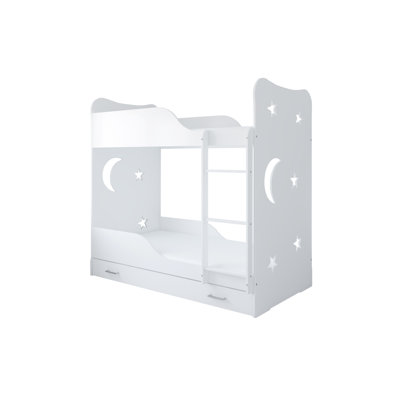 Mikula Storage Bunk Bed with Mattress