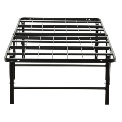 Support de matelas en métal pour lit simple - Base de plateforme solide et spacieuse, pratique