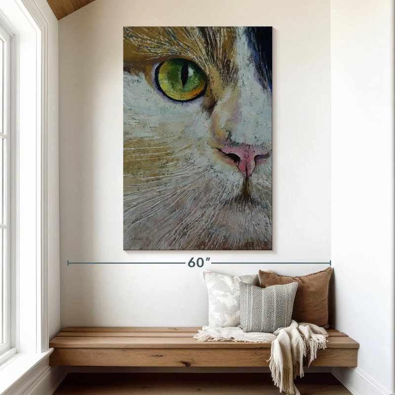 Brampt Calico Cat, 51" H x 34" W