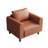 Delana 37.8" Wide Faux Leather Armchair-123327080