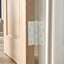 Deltana S41/4058TTNUSPW Special Hinge for Fiber Glass Doors, 4" x 4-1/4" x 5/8" Radius x SQ, NRP in Prime Coat White-79091399
