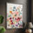 Poppies and Sweetpeas Framed Print - Solid Wood-989639326
