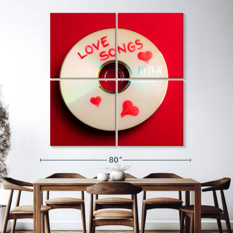 Abarca Love Songs CD, 74" H x 74" W
