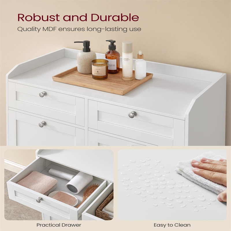 Foskey Wood Laundry Basket