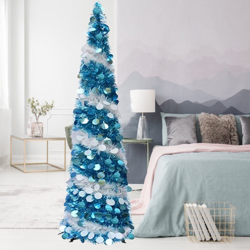 Arbre de Noël 60 po à double changement de couleur Pop Up