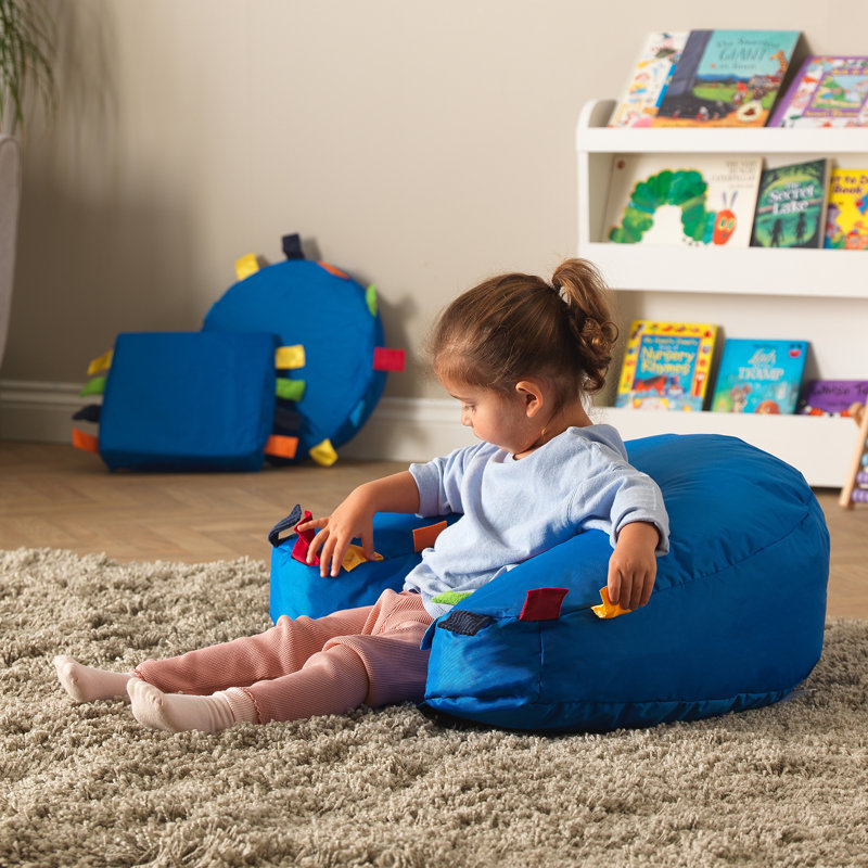 Icon Kids Polyester Outdoor Friendly Refillable Bean Bag Chair & Lounger