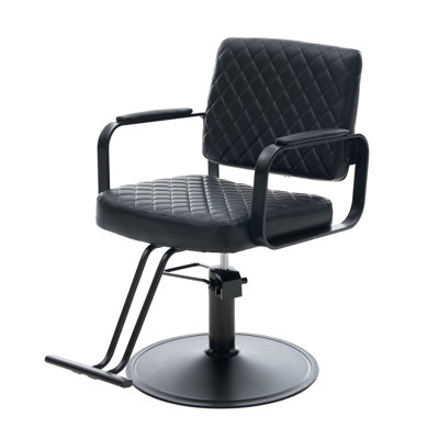 360° Rotatable Adjustable Salon Chair with Footrest